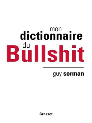 cover image of Mon dictionnaire du Bullshit